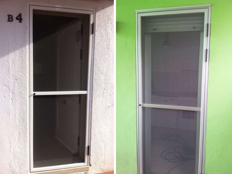 Venta, reparación e instalación de mosquiteras practicables o abatibles en Sant Cugat. Persianas Domésticas.
