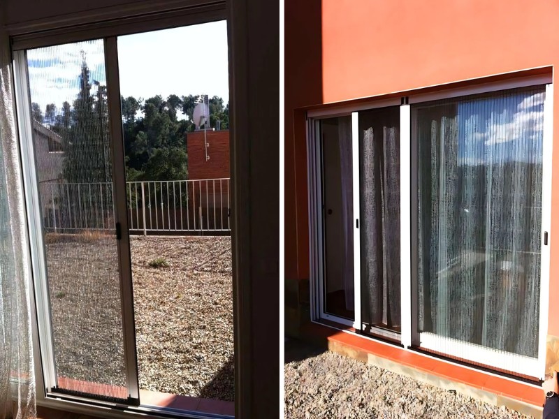 Mosquiteras plisadas dobles Sant Cugat Venta, reparación e instalación de mosquiteras plisadas en Sant Cugat. Persianas Domésticas.