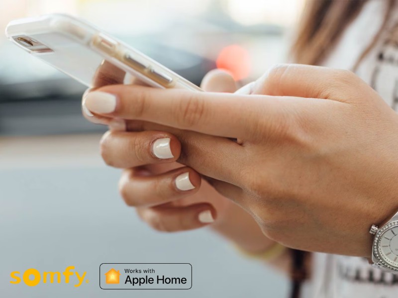 Apple homekit de Somfy. Persianas Domésticas